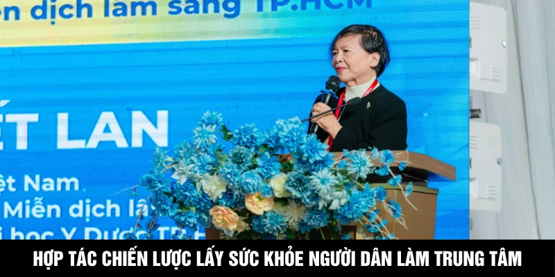 Hợp tác chiến lược trên tinh thần lấy sức khỏe người dân làm trung tâm