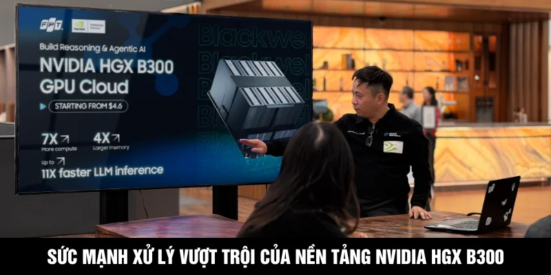 Sức mạnh xử lý vượt trội của nền tảng Nvidia HGX B300